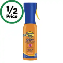 Woolworths Banana Boat Sport Smartmist Sunscreen Spray SPF 50+ 200ml^ offer