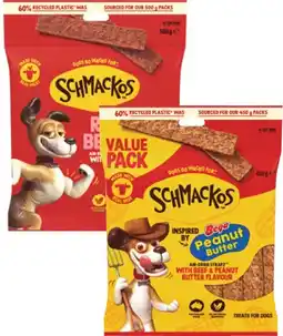 Coles Schmackos Dog Treats 450g-500g offer