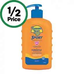 Woolworths Banana Boat SPF 50+ Sport Sunscreen Lotion 400g^ offer