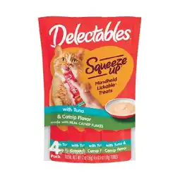 Woolworths Delectables Squeeze Cat Treats Pk 4 x 14g offer