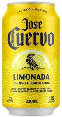 Coles Jose Cuervo Limonada Cans 4x330mL offer