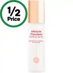 Woolworths MCoBeauty Miracle Flawless Setting Spray 100ml offer