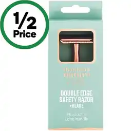 Woolworths Thanks To Nature Double Edge Razor Kit offer