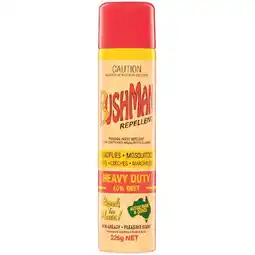 Woolworths Bushman Heavy Duty Insect Repellent Spray 225g offer