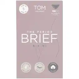 Woolworths TOM Organic The Period Brief Bikini Pk 1 offer