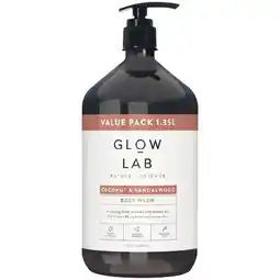 Woolworths Glow Lab Body Wash 1.35 Litre offer