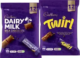 IGA Cadbury Share Pack 120‑180g Selected Varieties offer