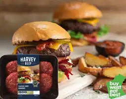IGA Harvey Beef Classic Beef Burgers 500g offer