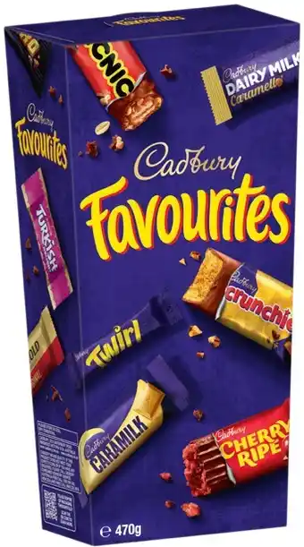 Cadbury Favourites 470g Selected Varieties