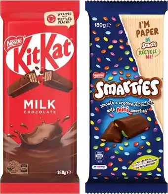 Nestlé Chocolate Block 118‑180g Selected Varieties