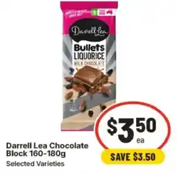 IGA Darrell Lea Chocolate Block Selected Varieties offer