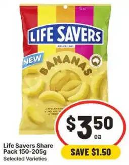 IGA Life Savers Share Pack Selected Varieties offer