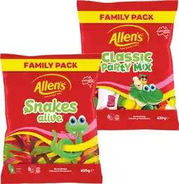 IGA Allen’s Family Size Bag 300‑420g Selected Varieties offer