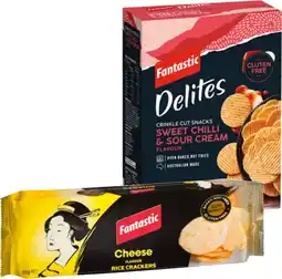 IGA Fantastic Rice Crackers or Delites 100g Selected Varieties offer