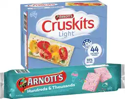 IGA Arnott’s Flavoured Iced Biscuits 200‑250g, Tina Wafer 200g or Cruskits 125g Selected Varieties offer