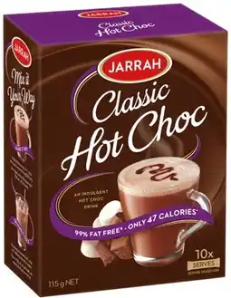 IGA Jarrah Hot Chocolate Sachets 8‑10 Pack Selected Varieties offer