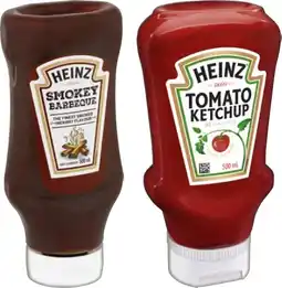 IGA Heinz Tomato Ketchup or Barbecue Sauce 500mL Selected Varieties offer