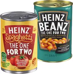 IGA Heinz Beanz or Spaghetti 300g Selected Varieties offer