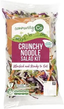 IGA Community Co Crunchy Noodle Salad Kit 450g offer