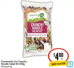 IGA Community Co Crunchy Noodle Salad Kit offer