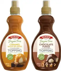 IGA Queen Sugar Free Topping 355mL Selected Varieties offer