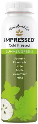 IGA Impressed Cold Pressed Summer Greens Juice 325mL offer