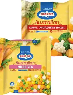 IGA Birds Eye Snap Frozen Vegetables 500g Selected Varieties offer