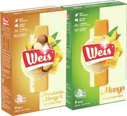IGA Weis Bar 4 Pack, Mini 6 Pack or Tub 1 Litre Selected Varieties offer