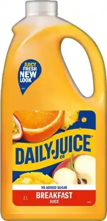 IGA Daily Juice Co No Added Sugar Breakfast Juice 2 Litre offer