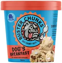 IGA Little Big Buster Chunks Ice Cream 750mL Selected Varieties offer