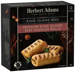 IGA Herbert Adams Sausage Rolls 12 Pack Selected Varieties offer