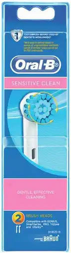 IGA Oral-B Brush Head Sensitive Clean 2 Pack offer