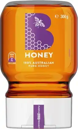 IGA B Honey 100% Australian Pure Honey 300g offer