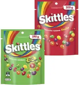 IGA Skittles Share Bag 120‑200g Selected Varieties offer