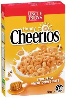 IGA Uncle Tobys Cheerios 520-560g Selected Varieties offer