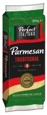 IGA Perfect Italiano Parmesan Cheese Block 200g Selected Varieties offer