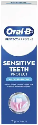 IGA Oral B Toothpaste Sensitivity and Gum 90g Selected Varieties offer