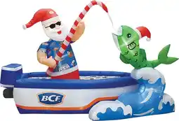 BCF BCF Light-Up Inflatable Fishing Santa offer