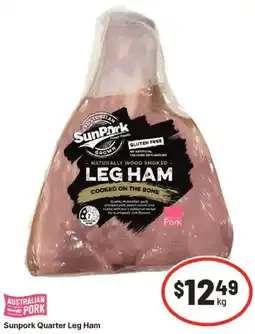 IGA Sunpork Quarter Leg Ham offer