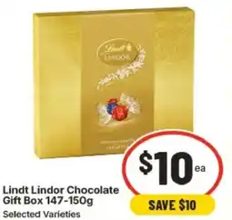 IGA Lindt Lindor Chocolate Gift Box Selected Varieties offer