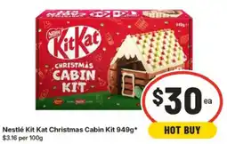 IGA Nestlé Kit Kat Christmas Cabin Kit offer