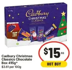 IGA Cadbury Christmas Classics Chocolate Box offer