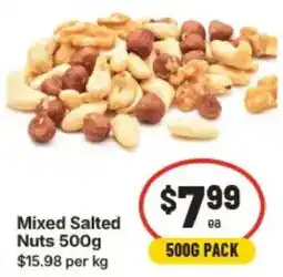 IGA Mixed Salted Nuts offer