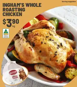 IGA Inghams whole roasting chicken offer