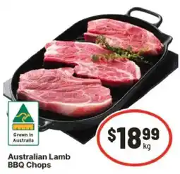 IGA Australian Lamb BBQ Chops offer