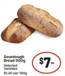 IGA Sourdough Bread Selected Varieties offer