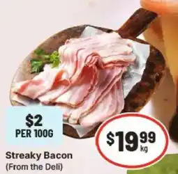 IGA Streaky Bacon offer
