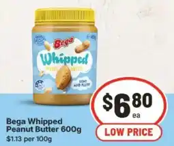 IGA Bega Whipped Peanut Butter offer