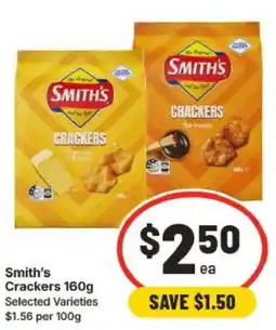 IGA Smith's Crackers Selected Varieties offer