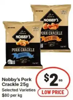 IGA Nobby's Pork Crackle Selected Varieties offer